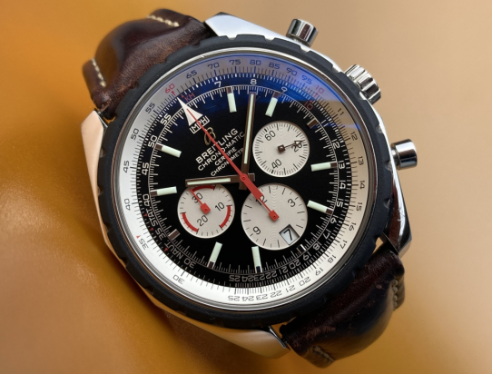 2014 UNPOLISHED Chrono Matic 49 Box and Papers