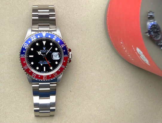 1996 Gmt Master 16700 Tritium Pepsi Full Set