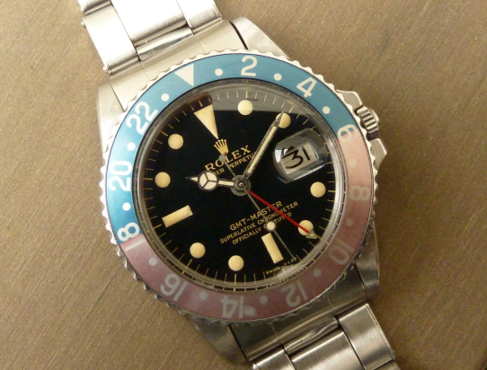 1965 Gmt Master 1675 GILT DIAL MIRROR Small Arrow