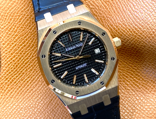 2010 Royal Oak 15300 Pink Gold Unpolished, FULL SET + SERVICE